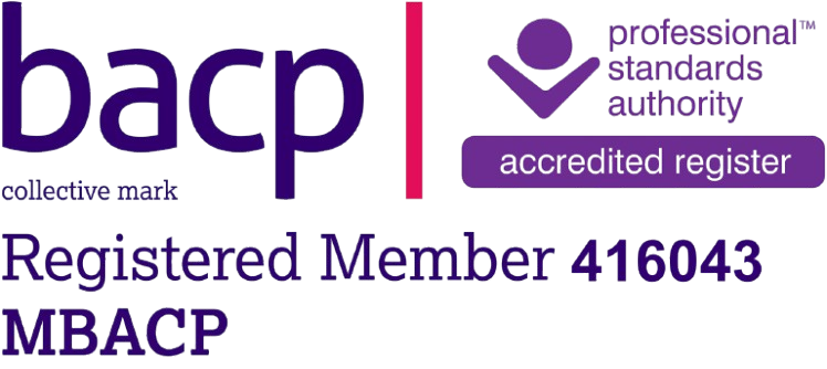 BACP Registered Member (MBACP) – Accredited Register, professional standards authority.